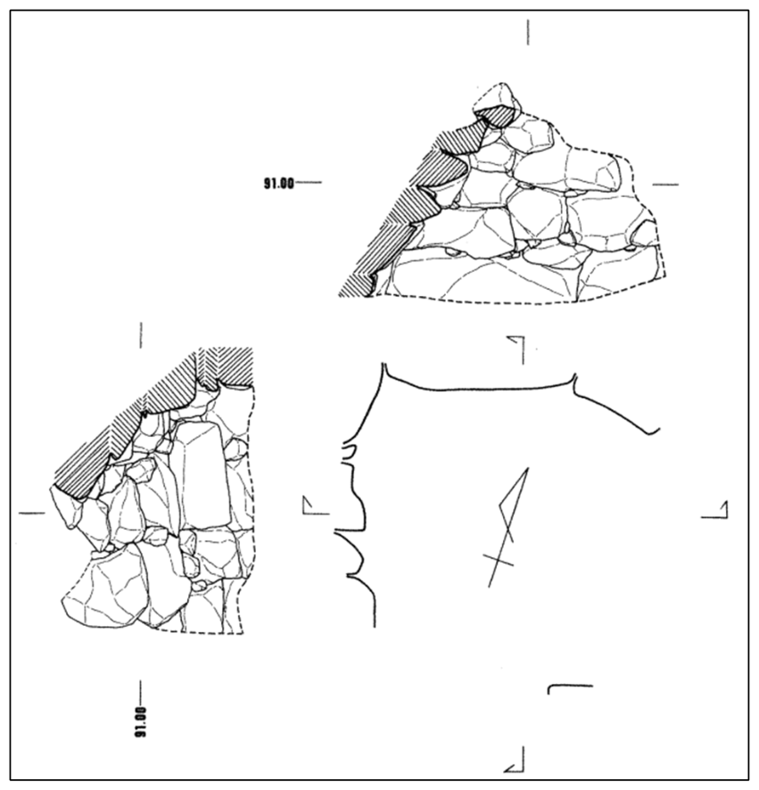 鳥越古墳群 G 支群 5 号墳石室実測図