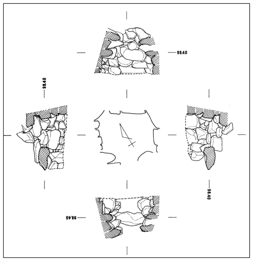 鳥越古墳群 G 支群 9 号墳石室実測図